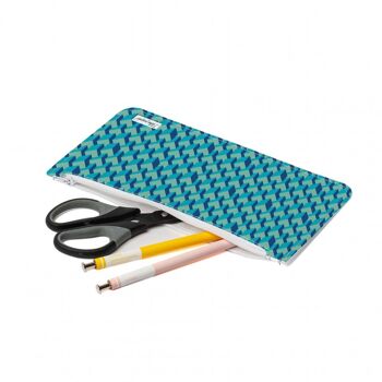 Trousse à crayons 3D CUBES Tyvek® XL avec fermeture éclair 2