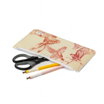 ANIMAUX Trousse à crayons Tyvek® XL avec fermeture éclair 2