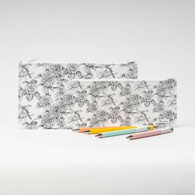 BIRDS LIKE FLOWERS Trousse à crayons Tyvek® XL avec fermeture éclair