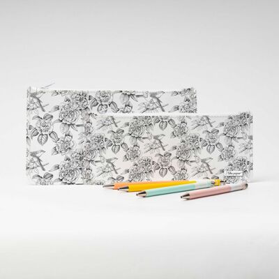 PÁJAROS COMO FLORES Estuche para lápices Tyvek® XL con cremallera