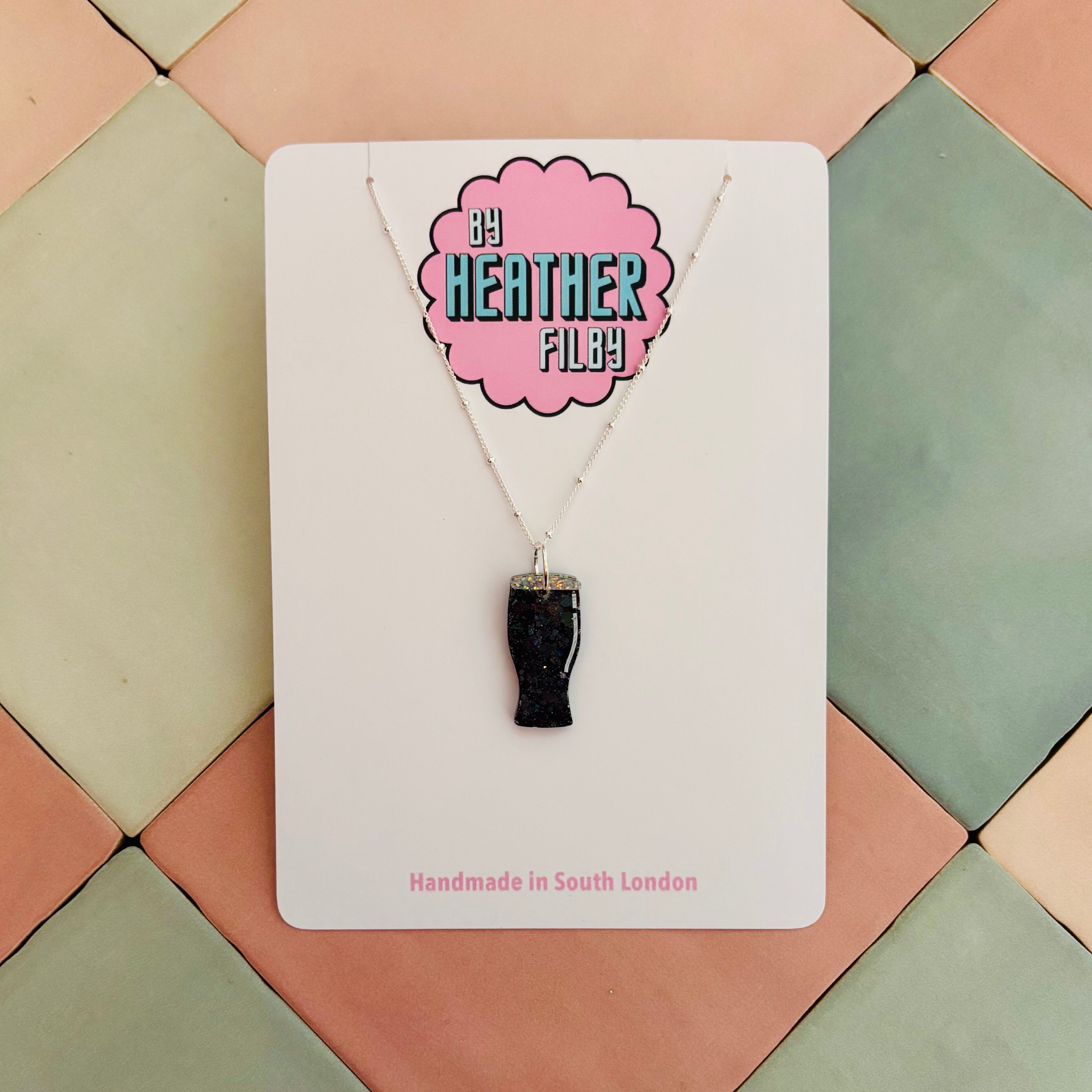 🍀 Irish Pint Charm Necklace