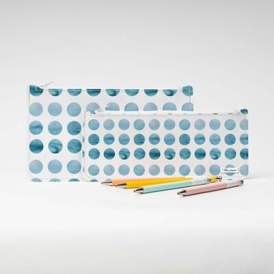 BLUE SHADES Tyvek® XL estuche para lápices con cremallera