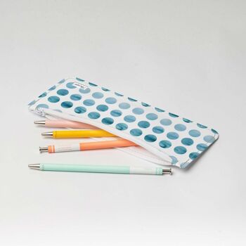 Trousse à crayons BLUE SHADES Tyvek® XL avec fermeture éclair 3
