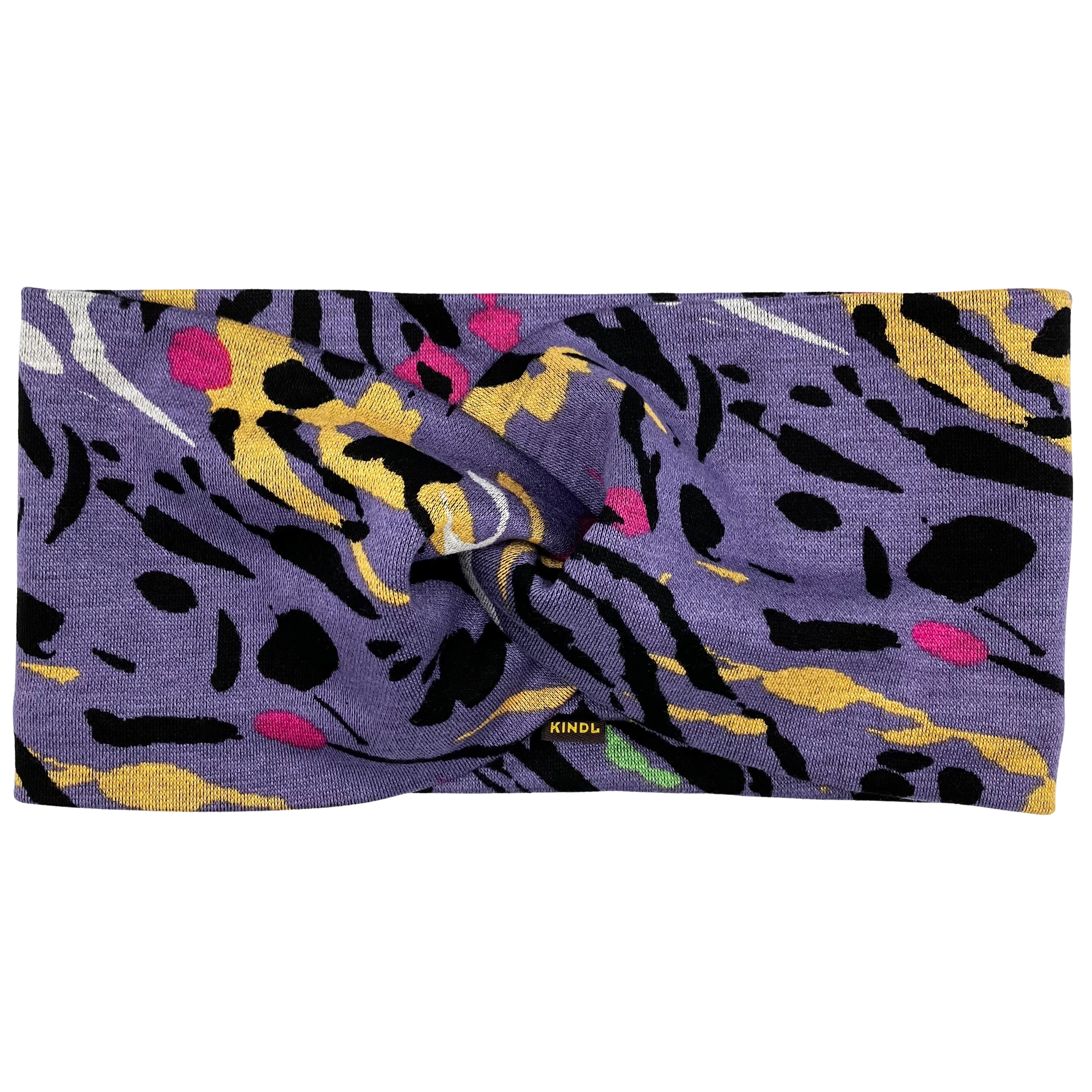 Diadema retorcida lila multicolor Ponte Jersey
