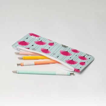 Trousse à crayons COQUELICOT Tyvek® XL avec fermeture éclair 3