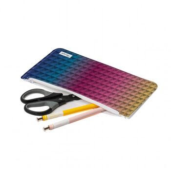 Étui à crayons DISCOBALL Tyvek® XL avec fermeture éclair 2