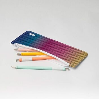 Étui à crayons DISCOBALL Tyvek® XL avec fermeture éclair 3