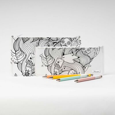 DOODLER Tyvek® XL pencil case with zipper