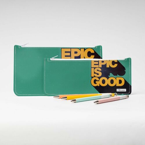 EPIC IS GOOD Tyvek® XL Federtasche mit Zipper