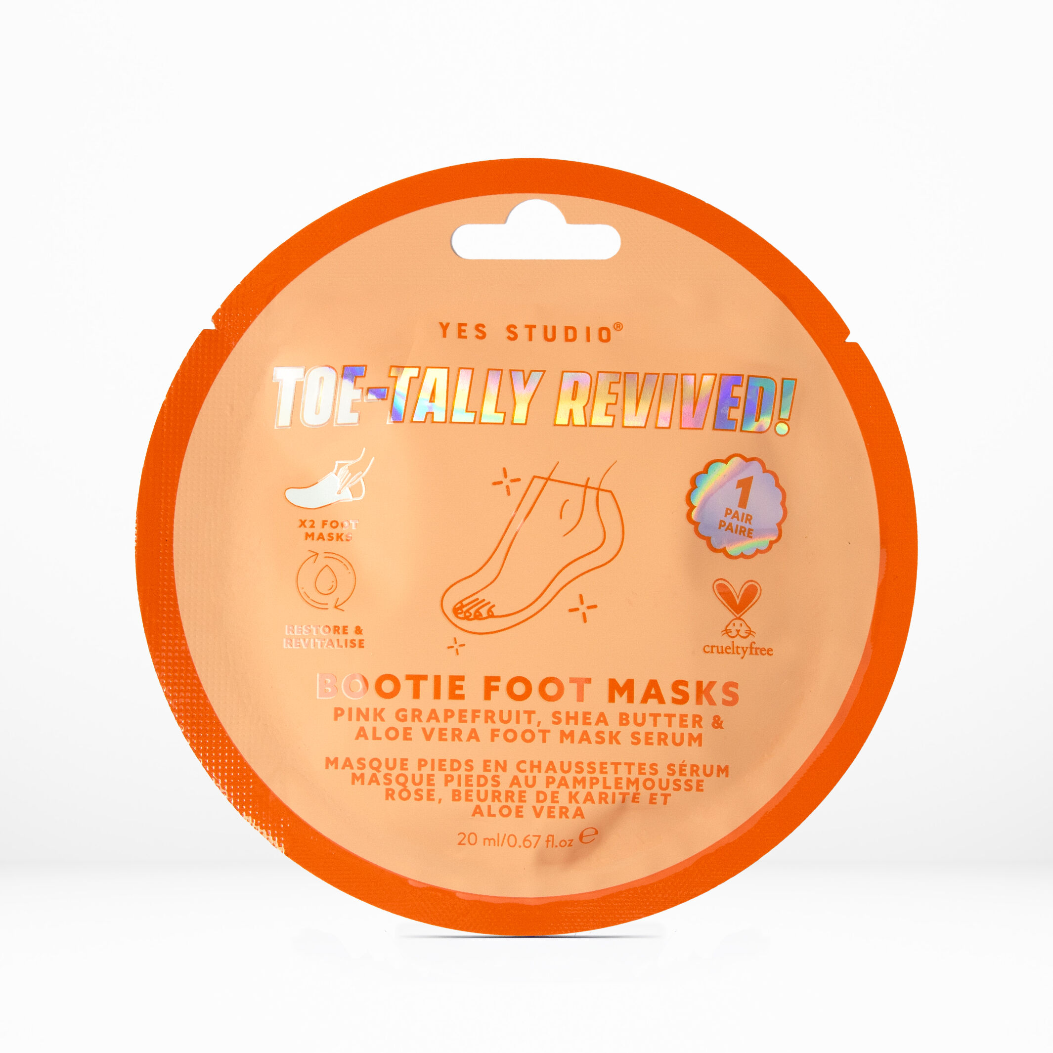 Yes Studio Foot Mask - 2pk