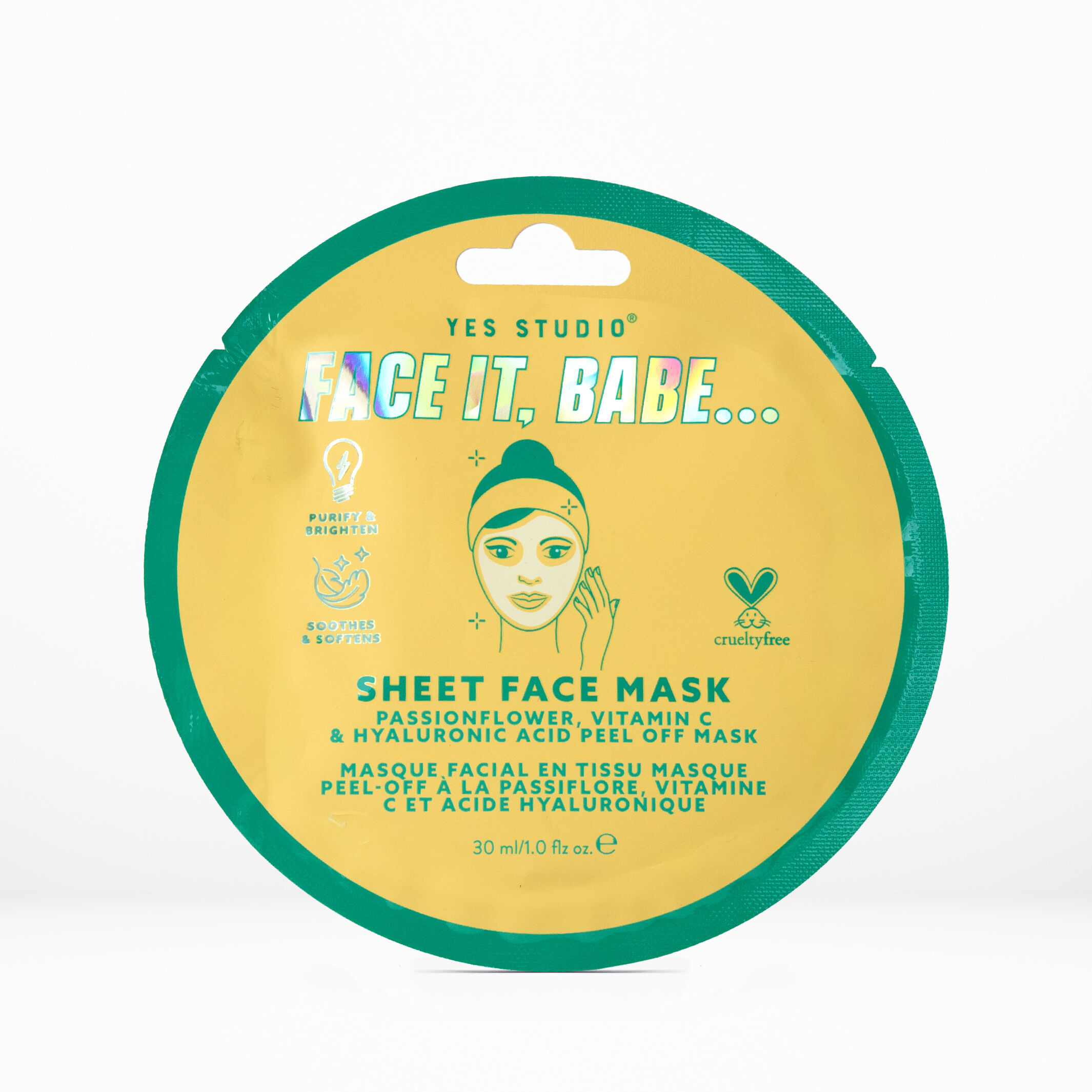 Yes Studio Sheet Face Mask - 1pk