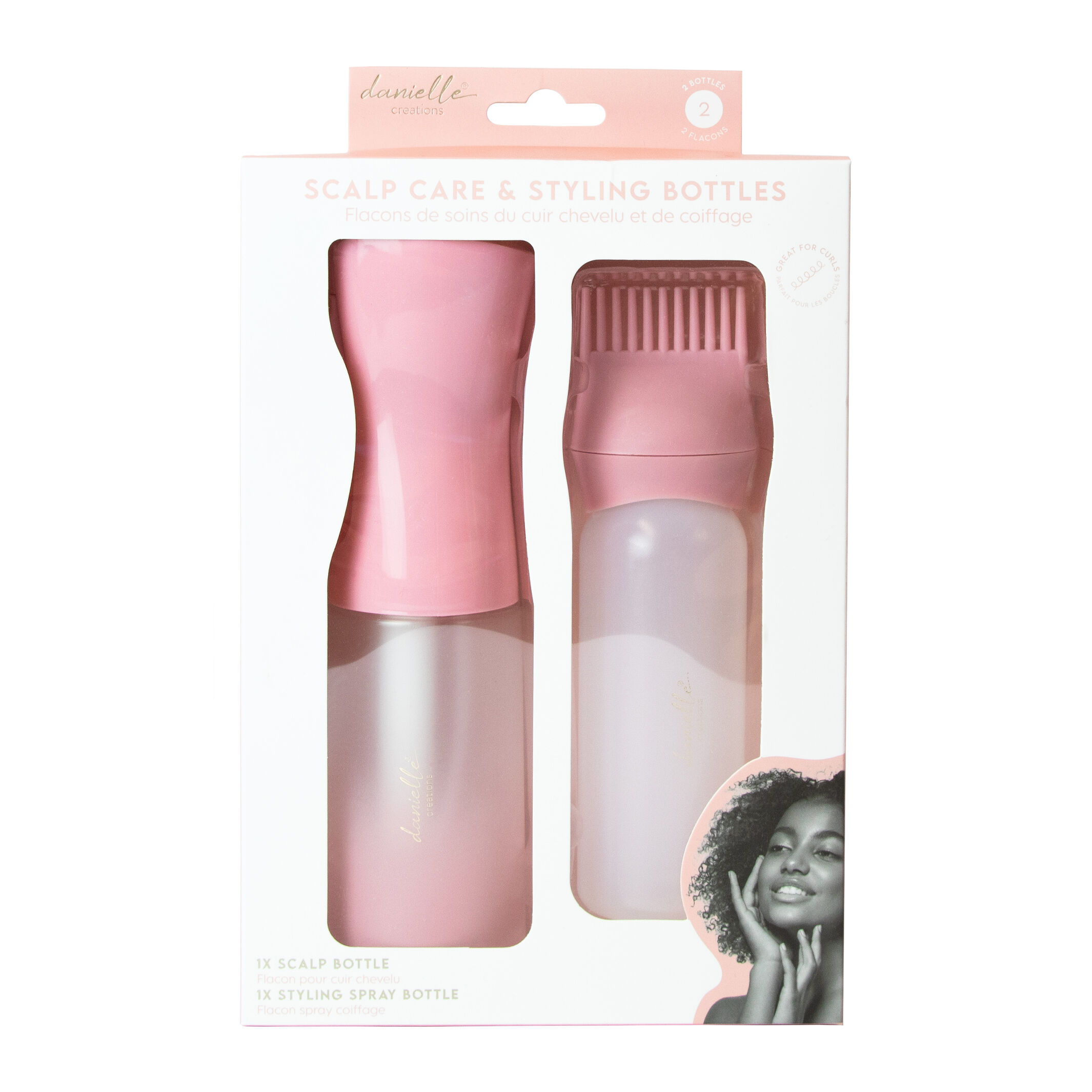 Danielle Creations Spray & Scalp Bottle 2PC