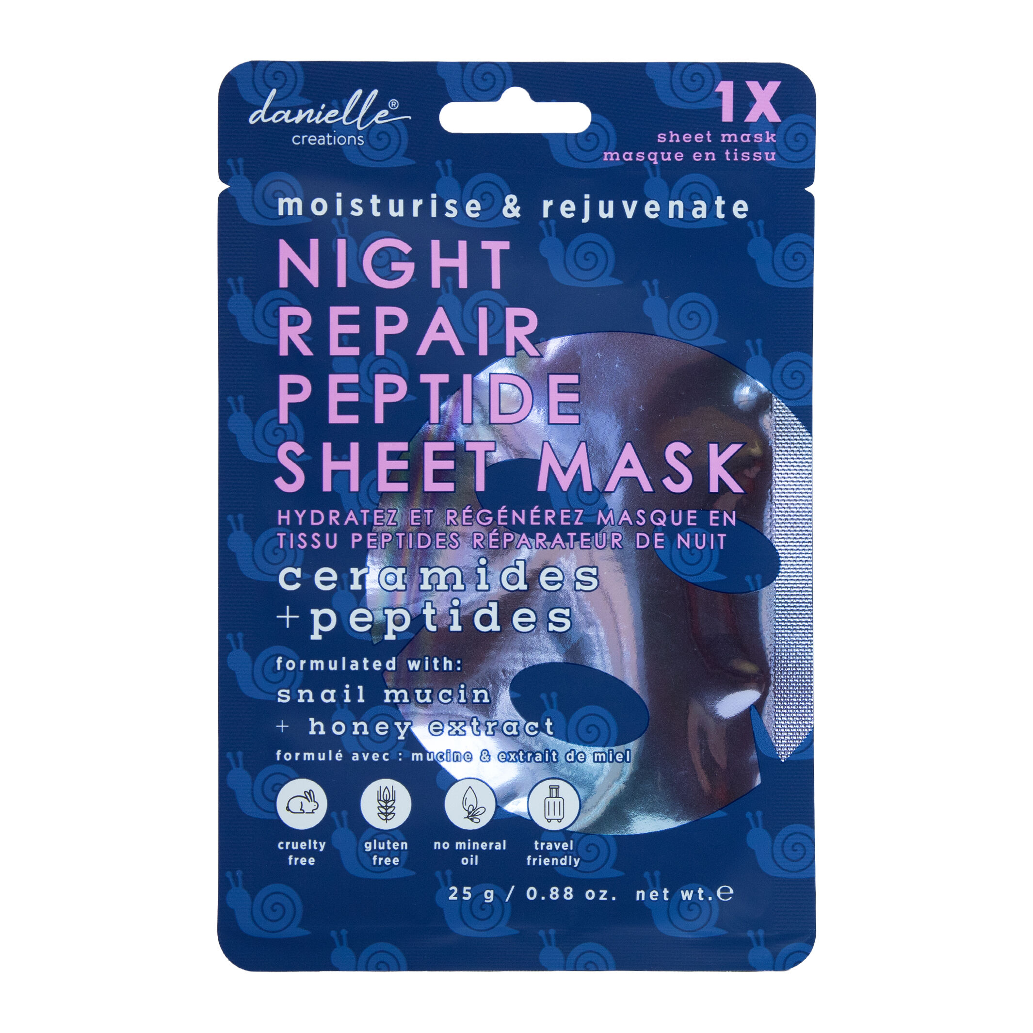 Danielle Creations Night Repair Peptide Sheet Mask 1PC