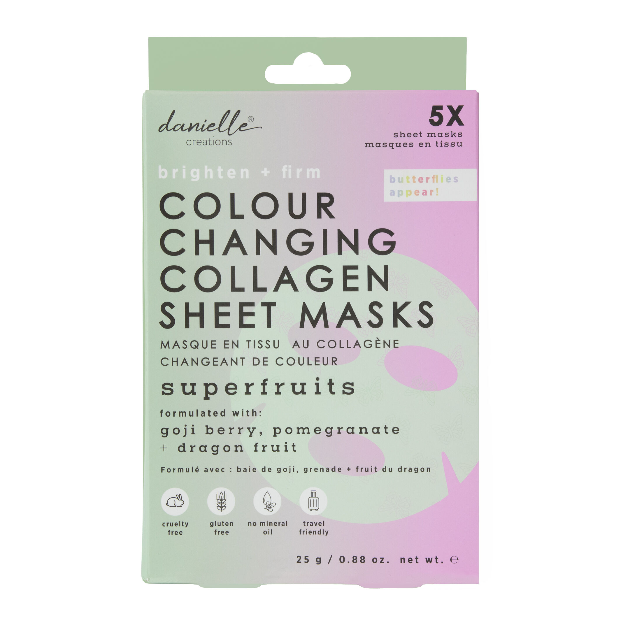 Danielle Creations Colour Changing Sheet Mask 5PC