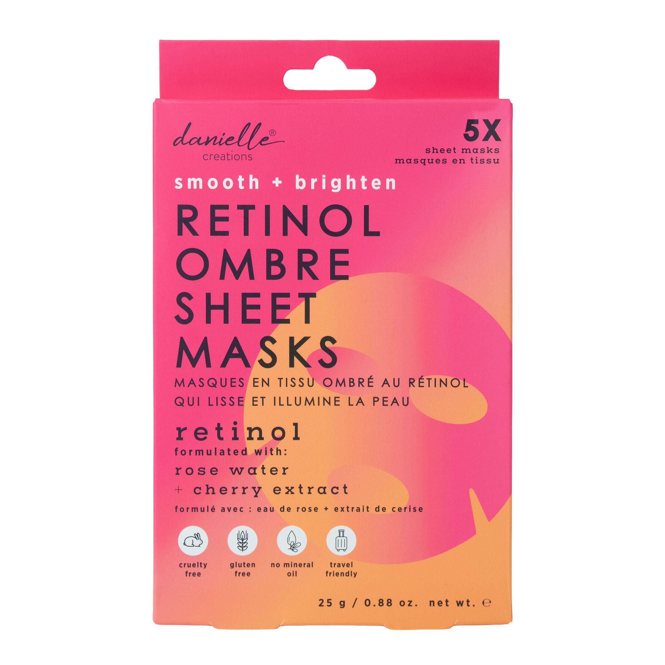 Danielle Creations Ombre Sheet Mask 5PC