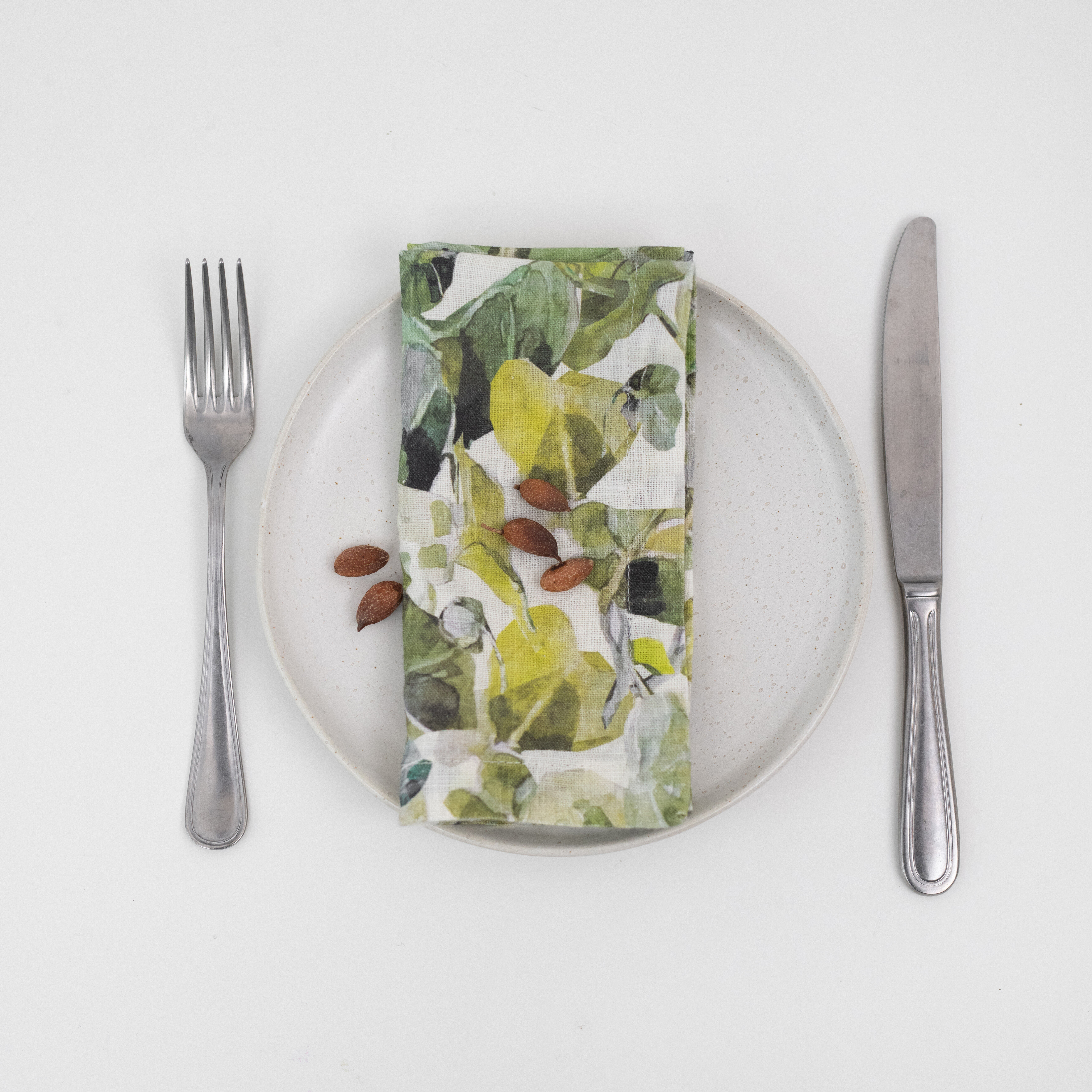 Lotus Linen Napkins Set of 2