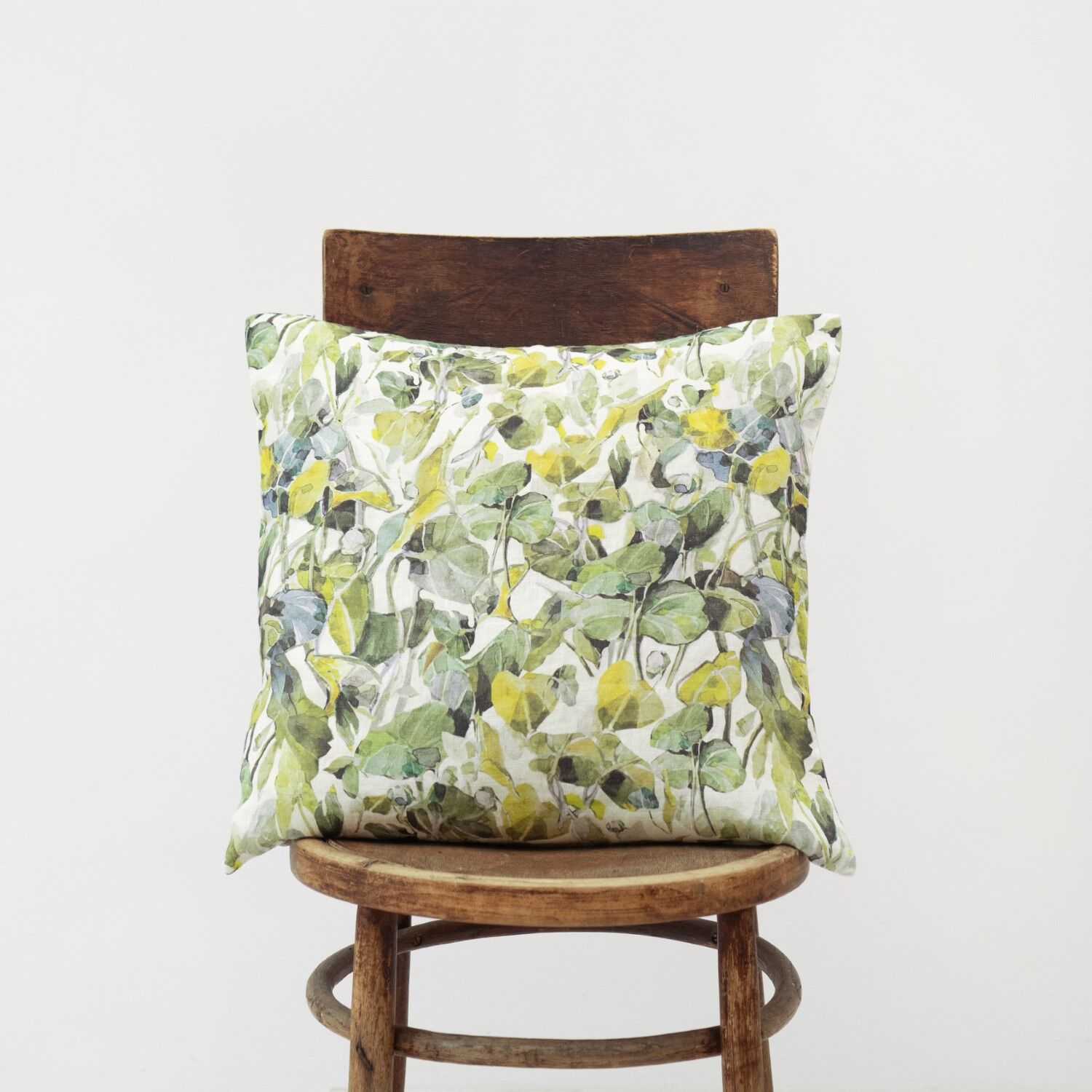 Lotus Linen Cushion Cover