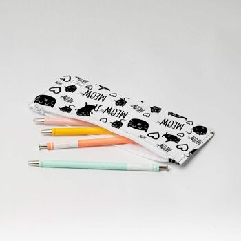 Trousse à crayons MEOW Tyvek® XL avec fermeture éclair 3