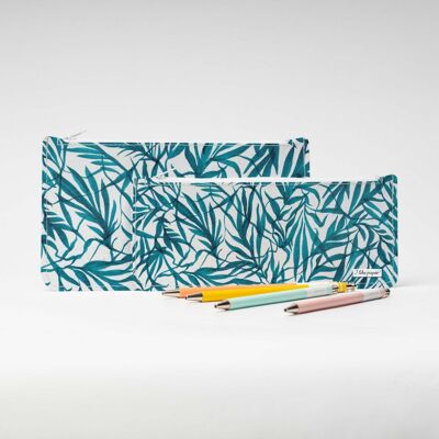 PALM LEAFS Tyvek® XL pencil case with zipper