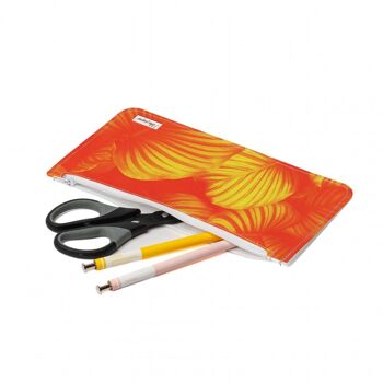 Trousse à crayons PALMS ORANGE Tyvek® XL avec fermeture éclair 2
