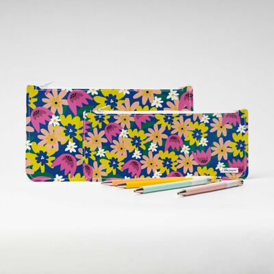 PODER DE LA FLOR Tyvek® XL pencil case with zip