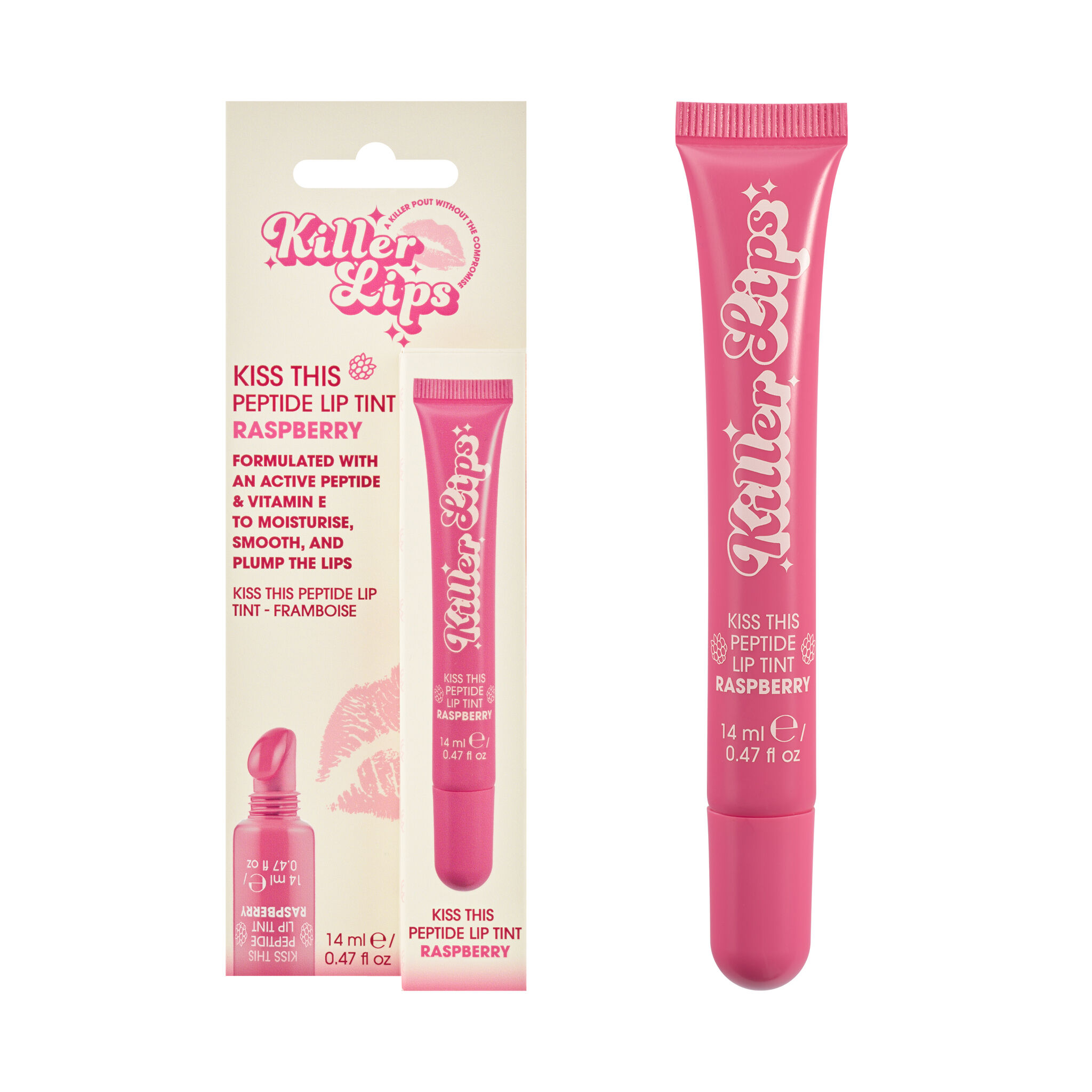 Killer Lips Kiss This Peptide Lip Tint - Framboise 14ml