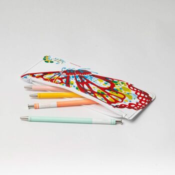 Trousse à crayons BUTTERFLY Tyvek® XL avec fermeture éclair 3