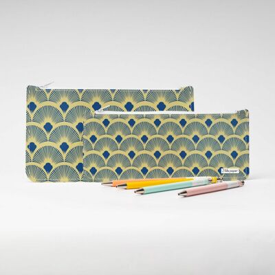 VINTAGE Tyvek® XL pencil case with zip