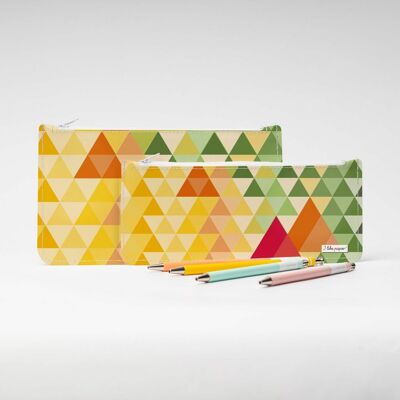 WOODY Tyvek® XL pencil case with zipper