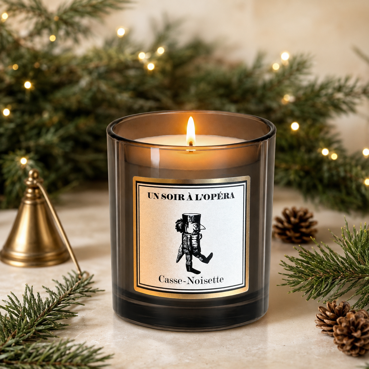 SPECIAL CHRISTMAS CANDLE - 100% VEGETABLE WAX - NUTCRACKER - 180 G