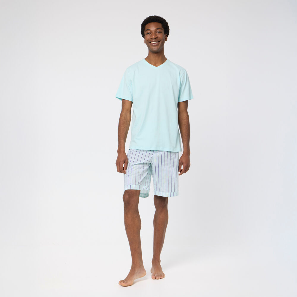 Pyjama homme Lurus Spark Stripes en coton biologique issu du commerce équitable