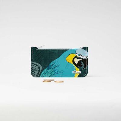 Monedero de cambio AZUL MACAW Tyvek®