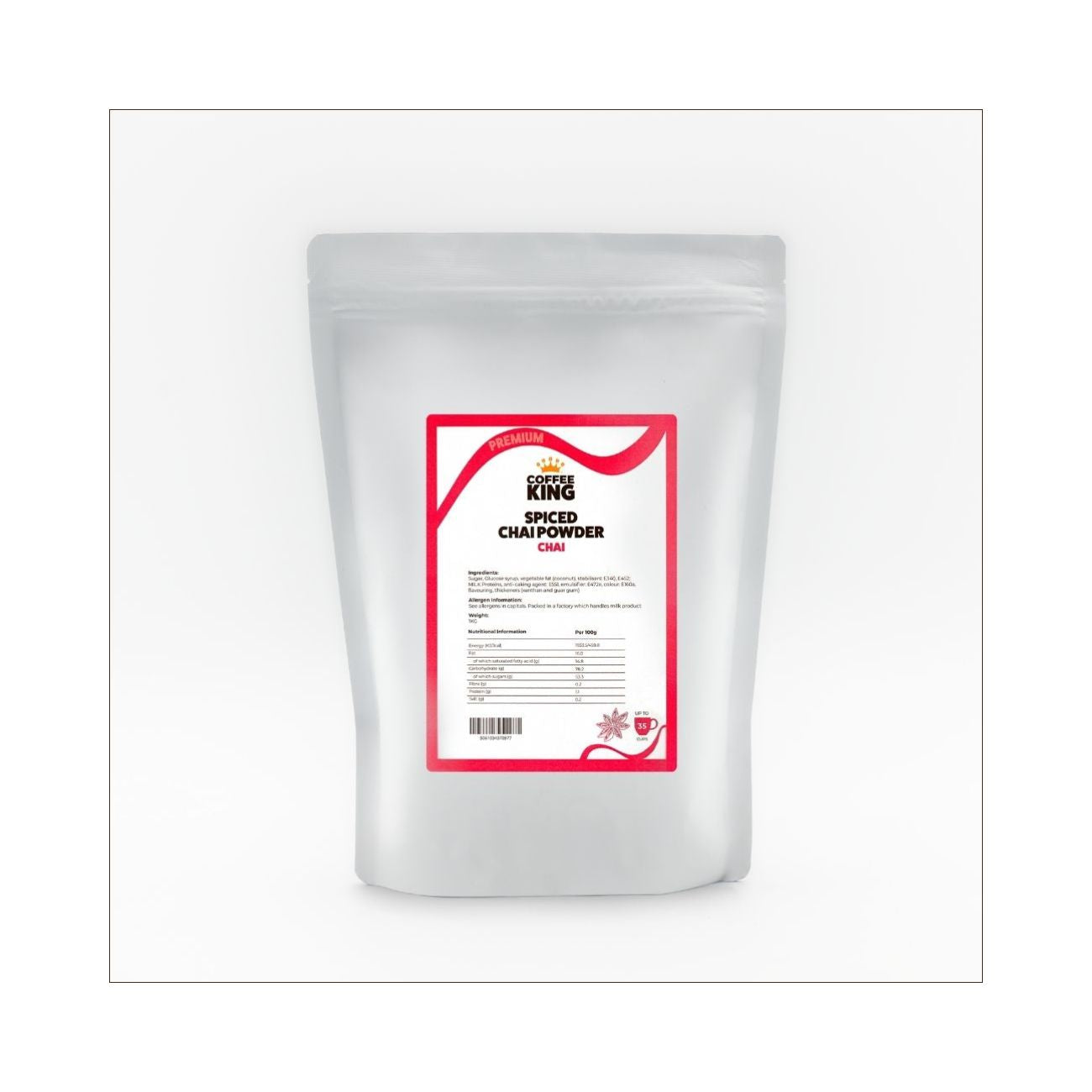 Polvo de chai especiado, auténtica mezcla masala vegana, 1 kg – Coffee King