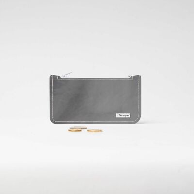 SILVER / METALLIC Tyvek® change wallet