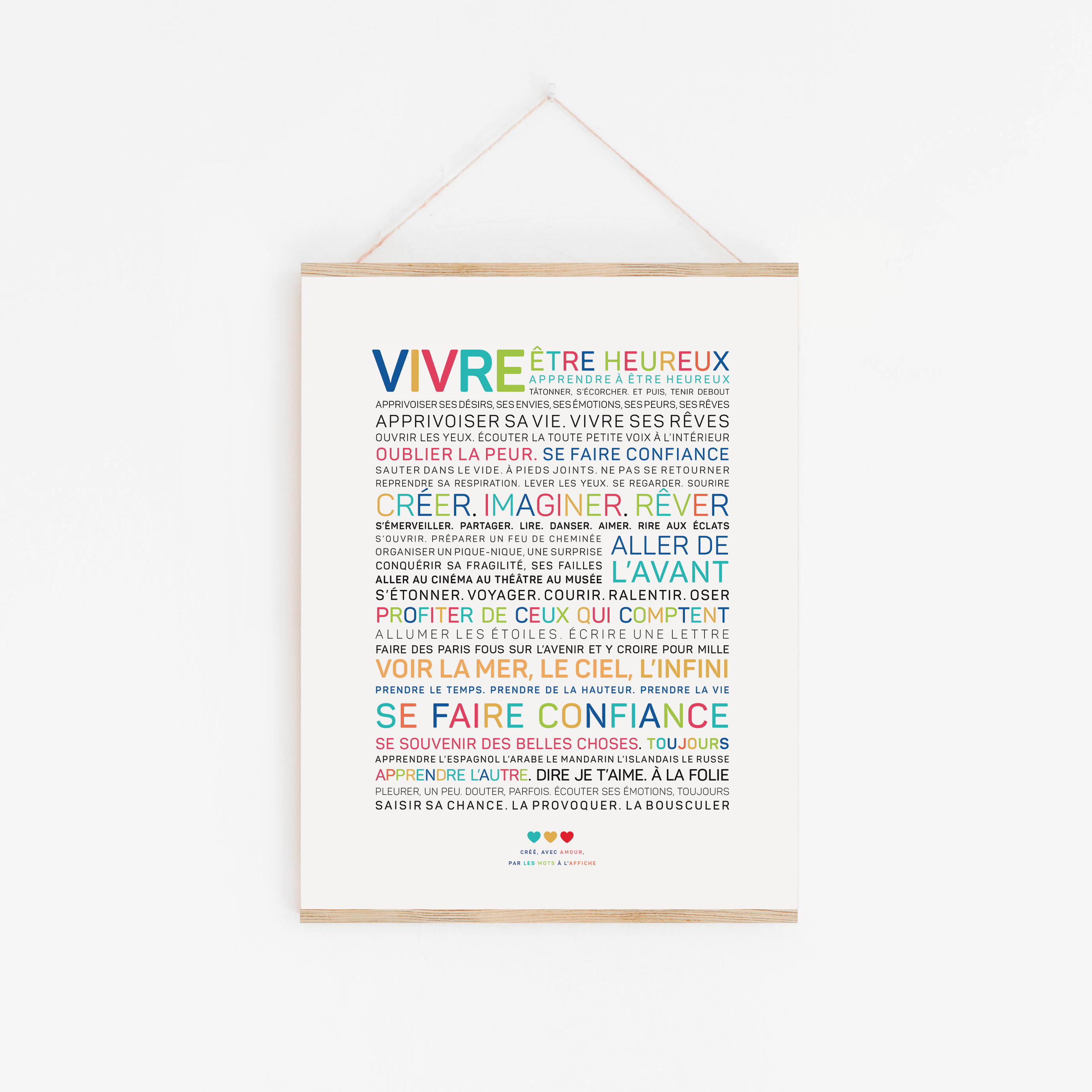 Living in Colour poster (limited edition)