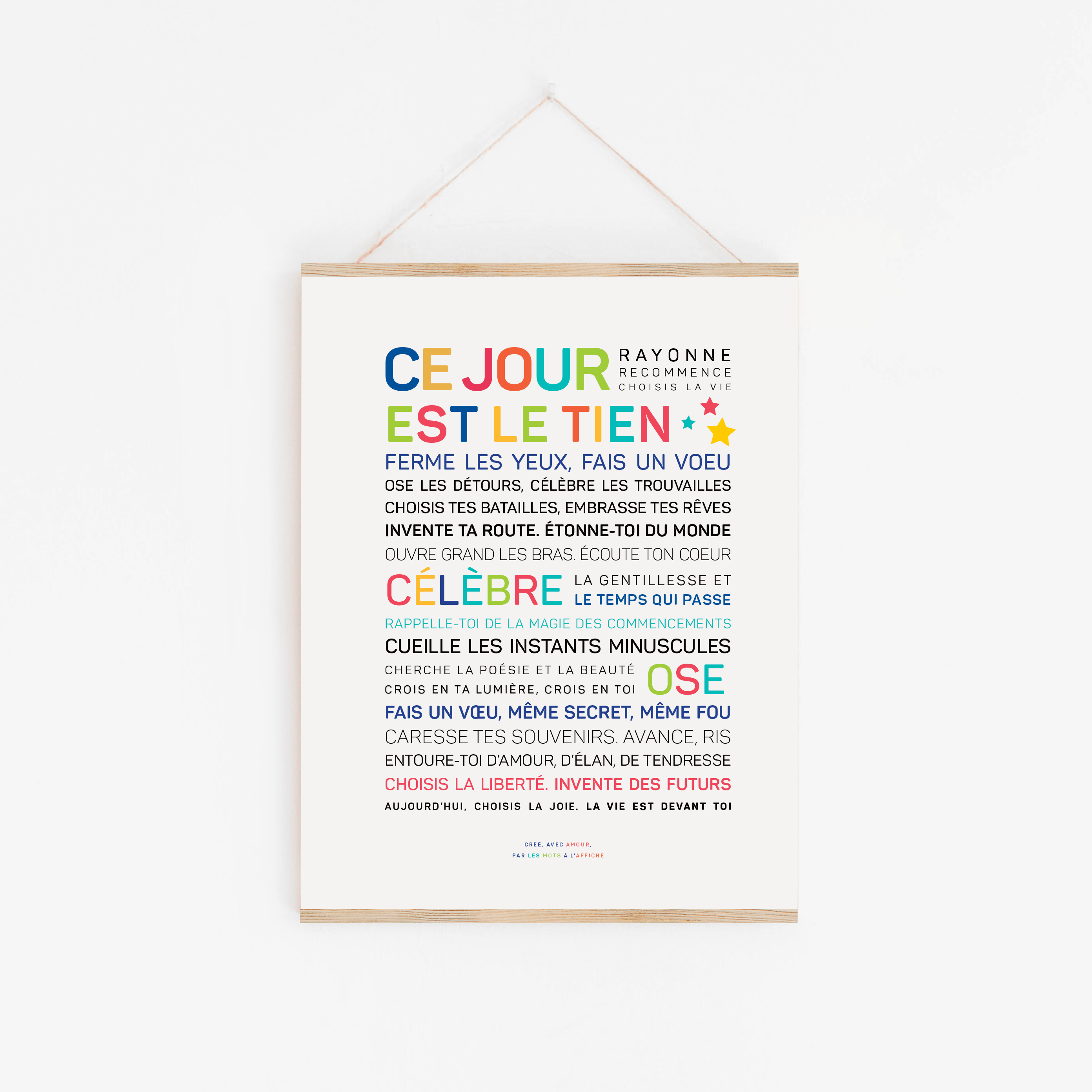 This Day Is Yours poster in color (limited edition)
