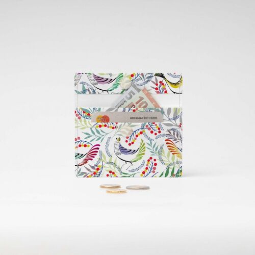 FLORALITY BIRD Tyvek® Mini Geldbörse / Mini Wallet