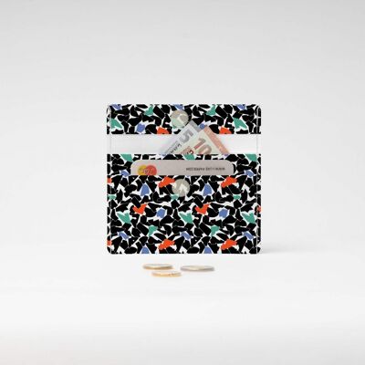 FOLDED BLACK Tyvek® Mini Purse / Mini Wallet