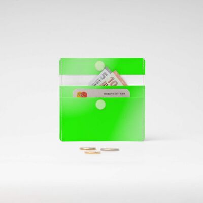 GREEN / NEON Tyvek® Mini Geldbörse / Mini Wallet