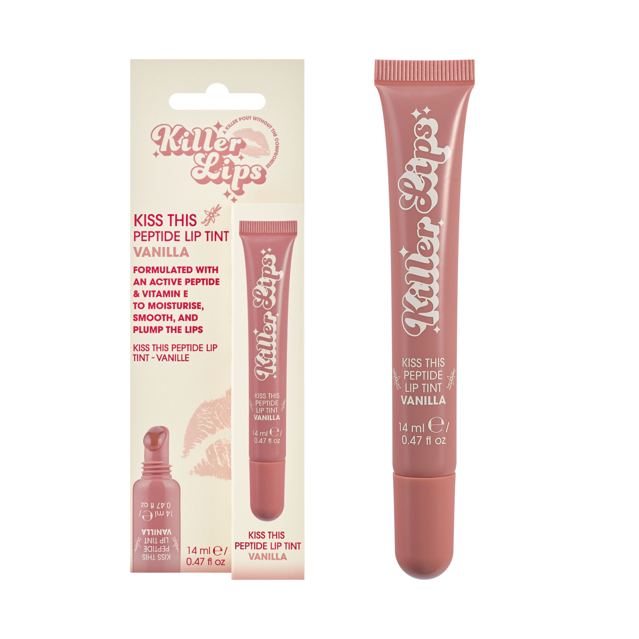 Killer Lips Kiss This Peptide Lip Tint - Vanille 14ml