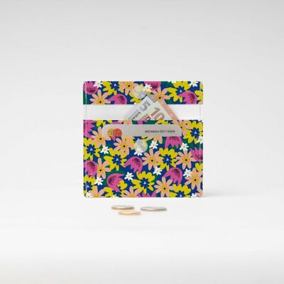 PODER DE LA FLOR Tyvek® Mini Geldbörse / Mini Wallet