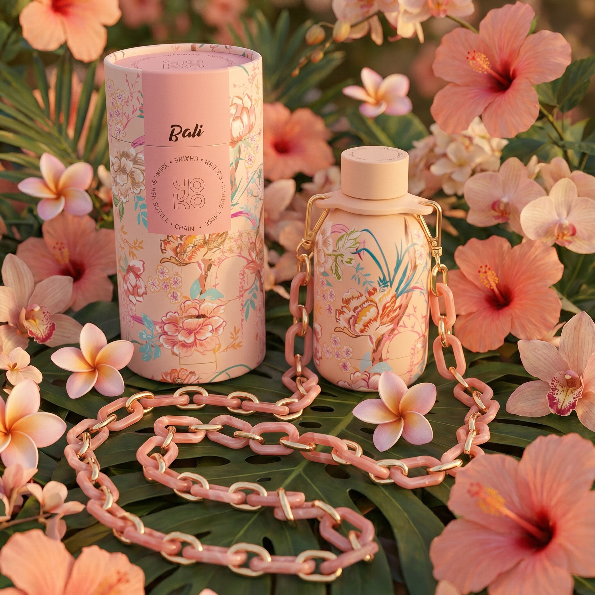 Gift Set - Bali - Blush 350ml & Chain