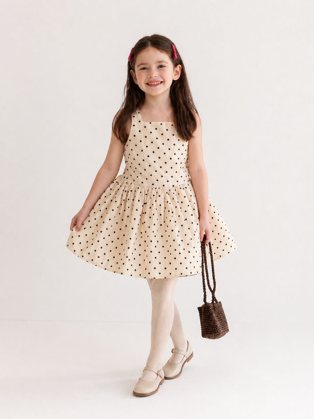 Vestido de lunares de Anne