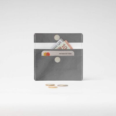 SILBER / METALLIC Tyvek® Mini Geldbörse / Mini Wallet