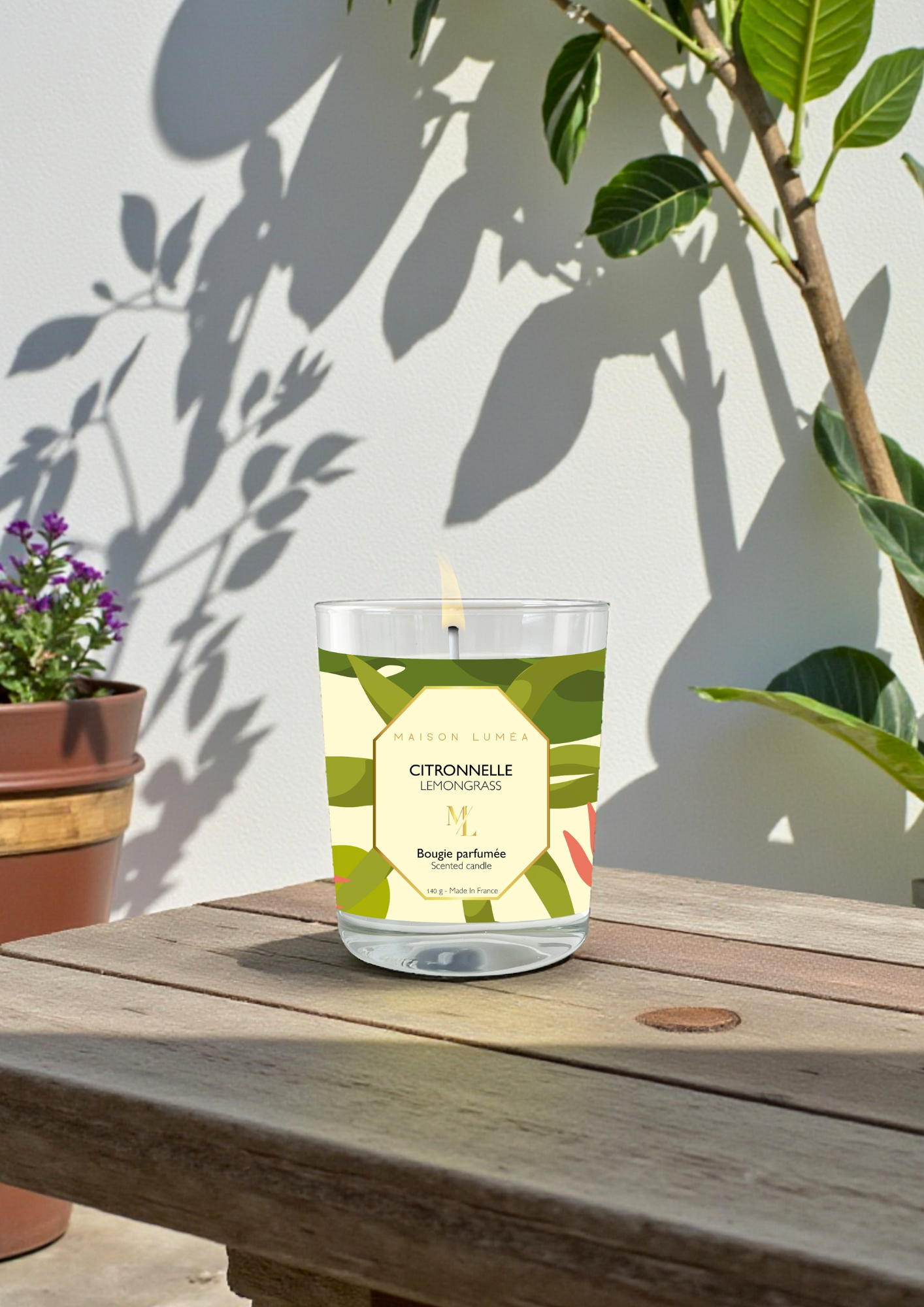 CITRONNELLE – Bougie parfumée 140gr