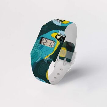 Montre en carton BLUE MACAW KIDS 1