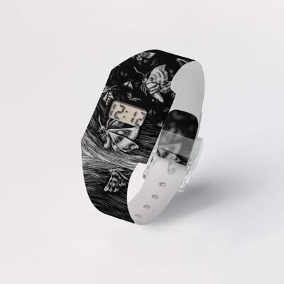 Montre en carton EFFET PAPILLON ENFANT