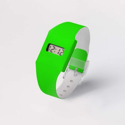 Reloj de cartón VERDE / NEON NIÑOS