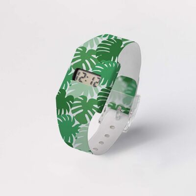 Reloj de cartón GREEN JUNGLE NIÑOS