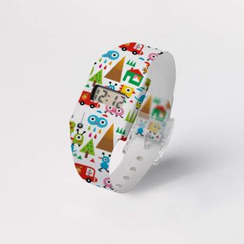 Montre en carton HAPPY WORLD KIDS 1